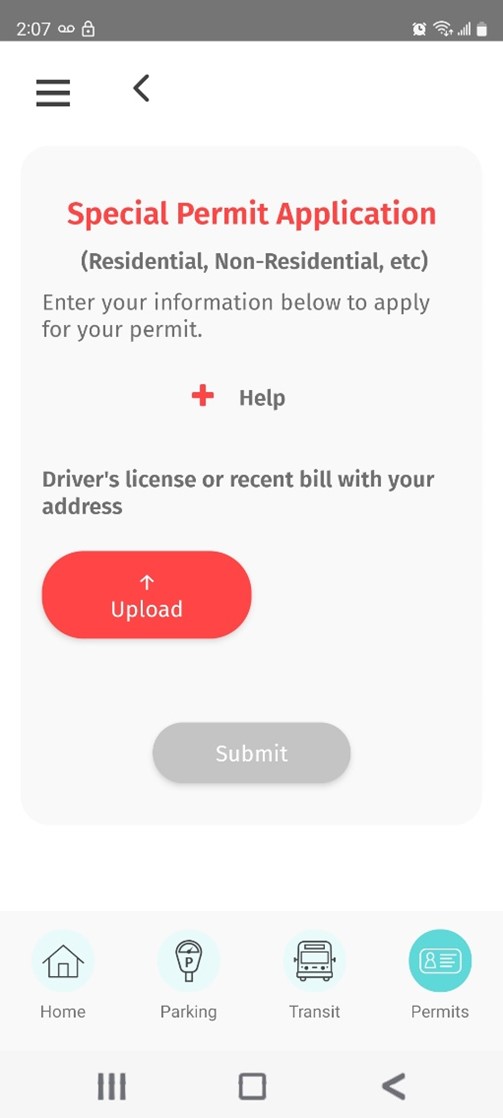 HotSpot Upload Drivers Licence